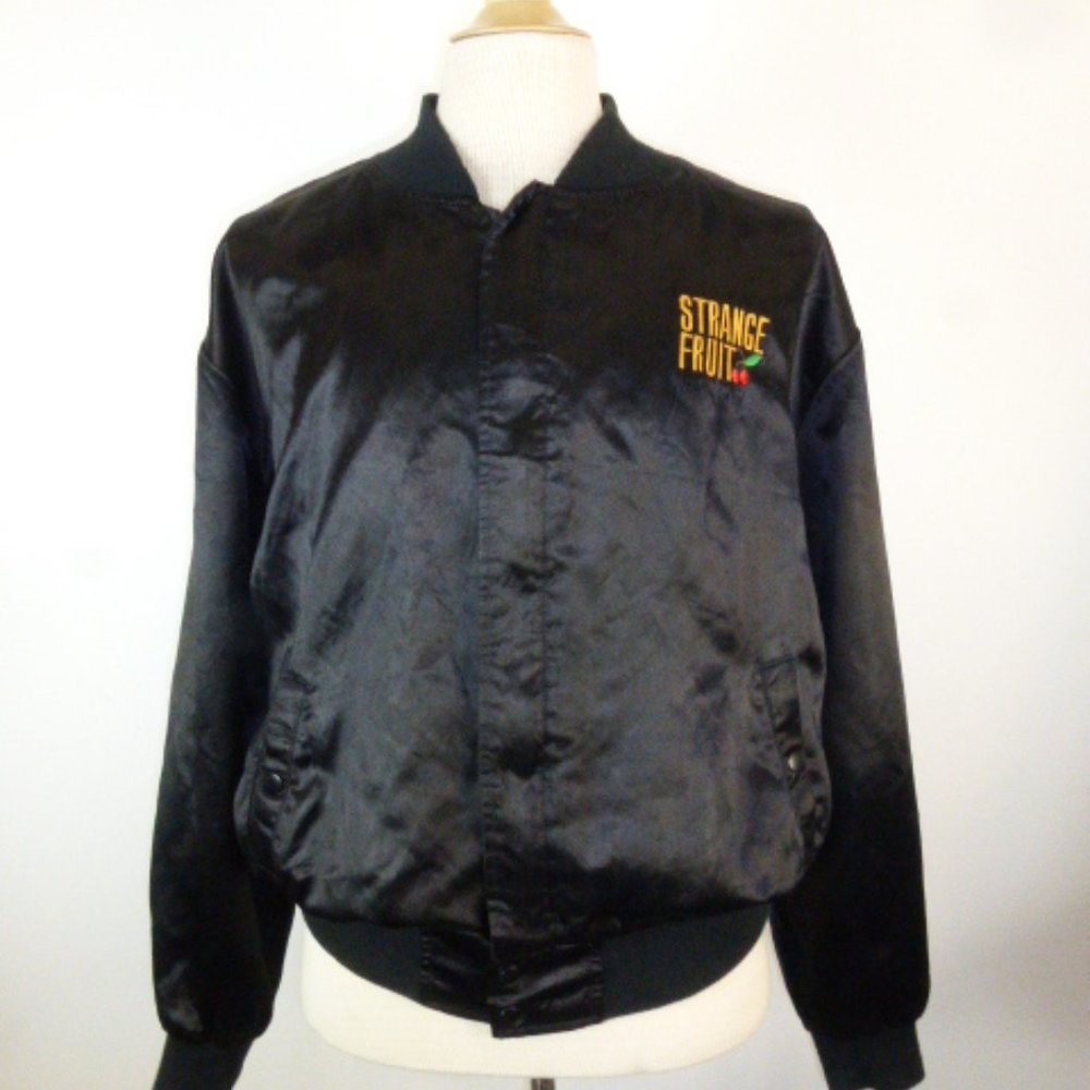 vtg STRANGE FRUIT STILL CRAZY film crew JACKET L